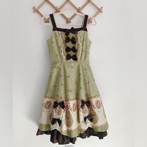 Stunning Innocent World Roman Mosaic Flare JSK Dress NWT